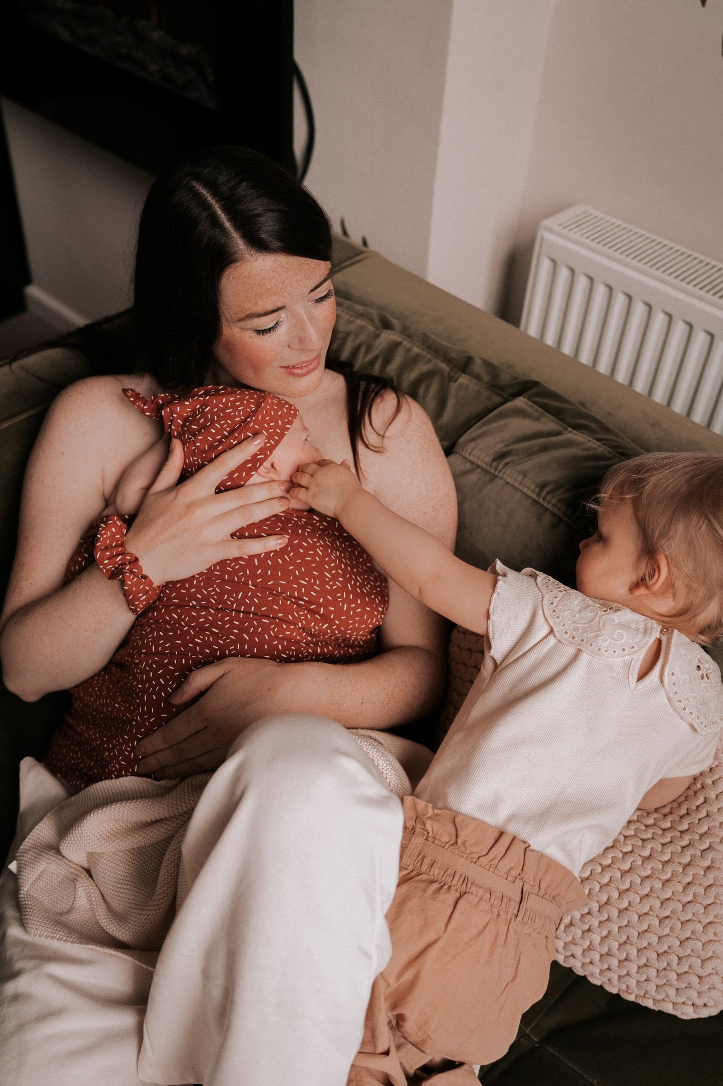 My Jalou Cognac Confetti Mutsje en buideltop