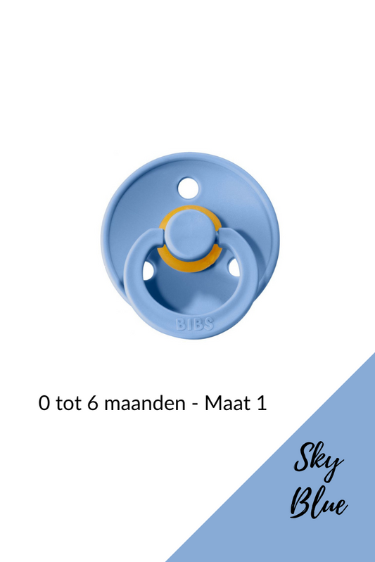 BIBS pacifier 0-6 months - Sky Blue