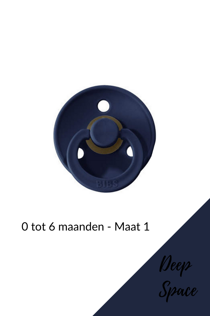 BIBS pacifier 0-6 months - Deep Space